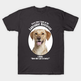 Lucky Yellow Lab T-Shirt